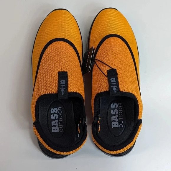Bass Outdoor Hex Mesh Action Slide Sneakers in Orange Size 7 - Picture 3 of 10